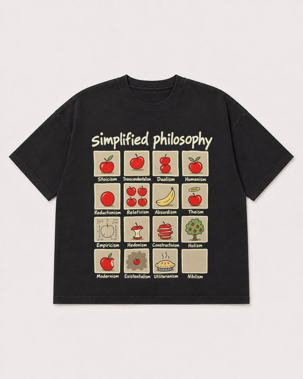 Mockup Boxy Heavyweight Tee Black product