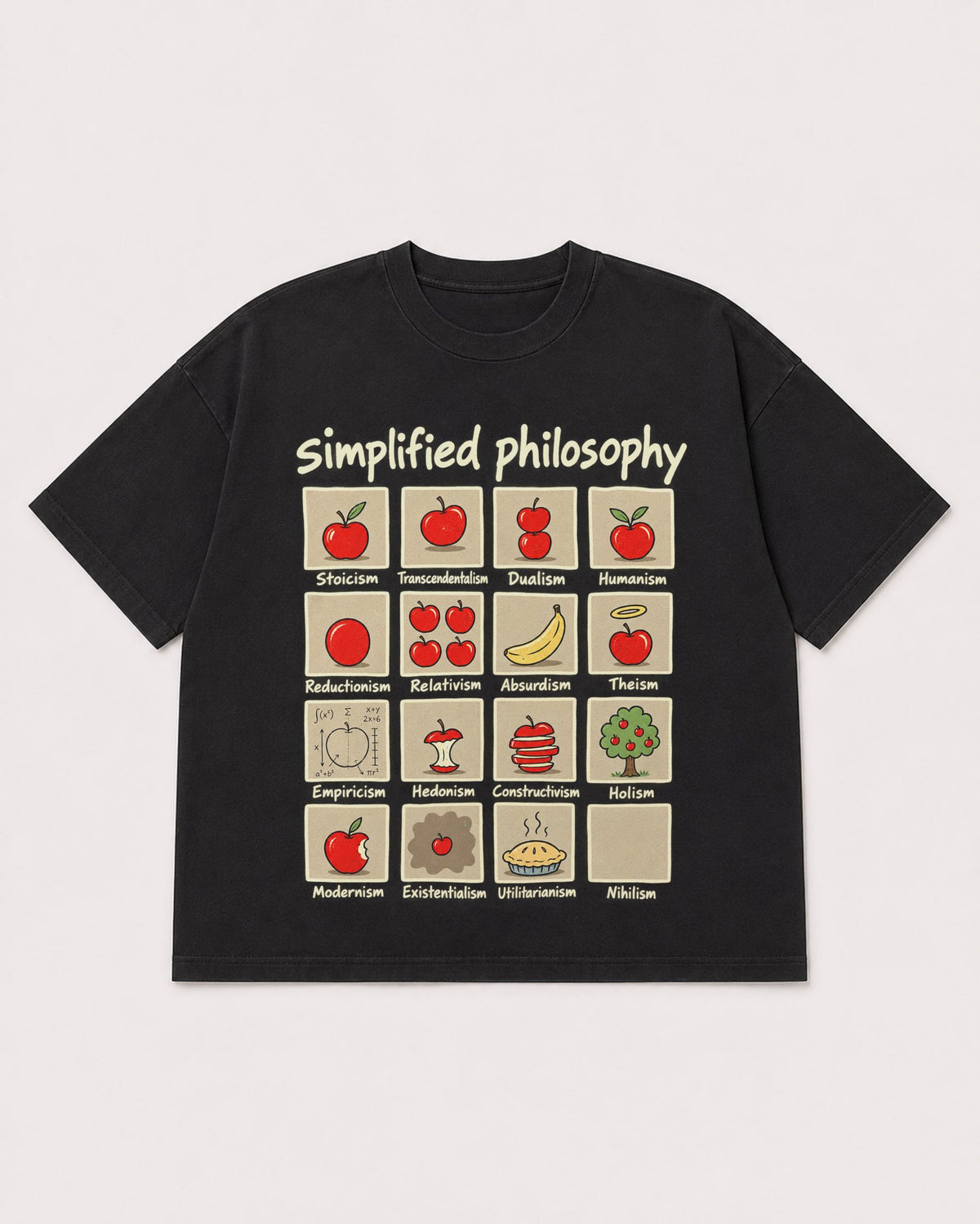 Mockup Boxy Heavyweight Tee Black product