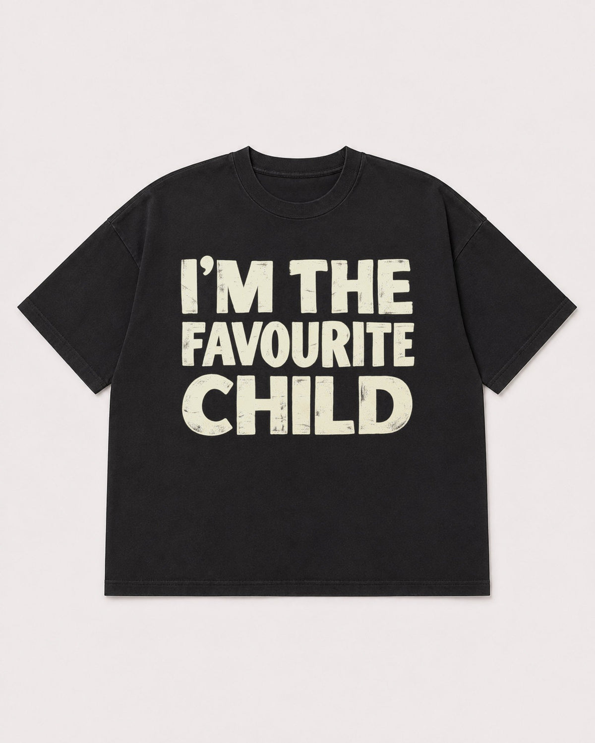 Mockup Boxy Heavyweight Tee Black product