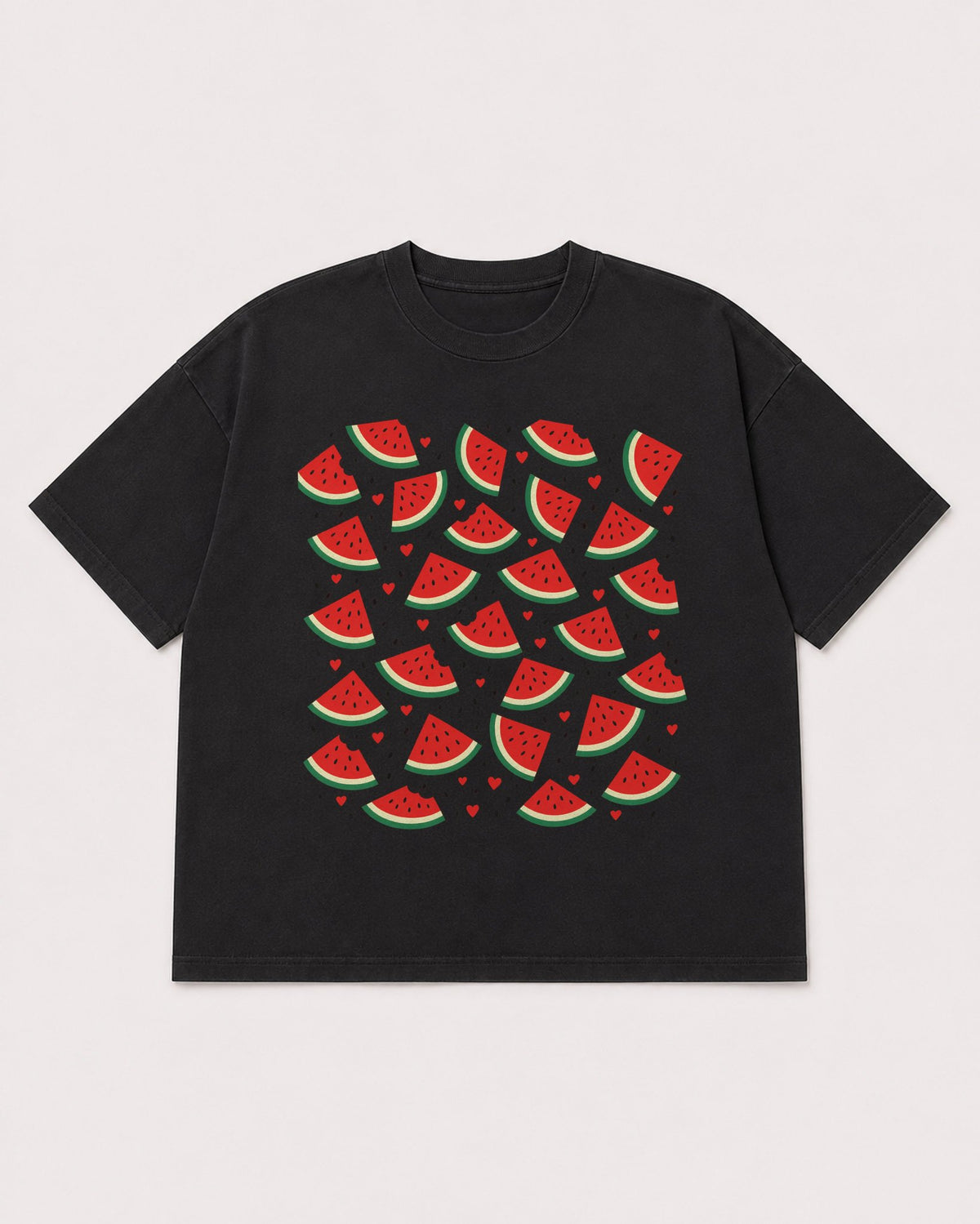 Mockup Boxy Heavyweight Tee Black product
