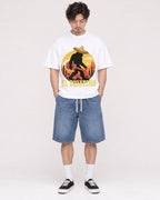 Mockup Boxy Heavyweight Tee White male full-body 03