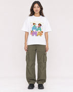 Mockup Boxy Heavyweight Tee White female full-body 02