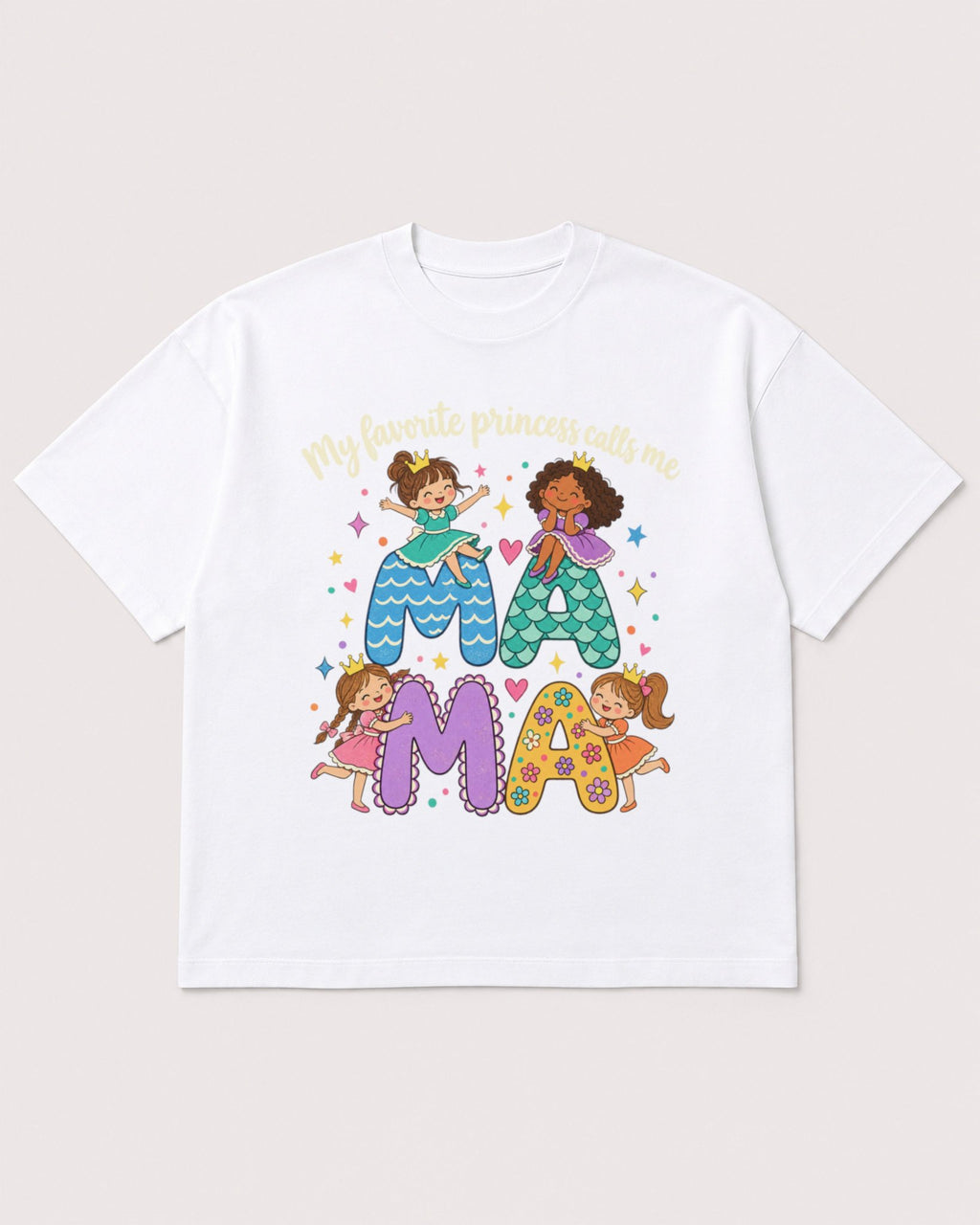 Mockup Boxy Heavyweight Tee White product