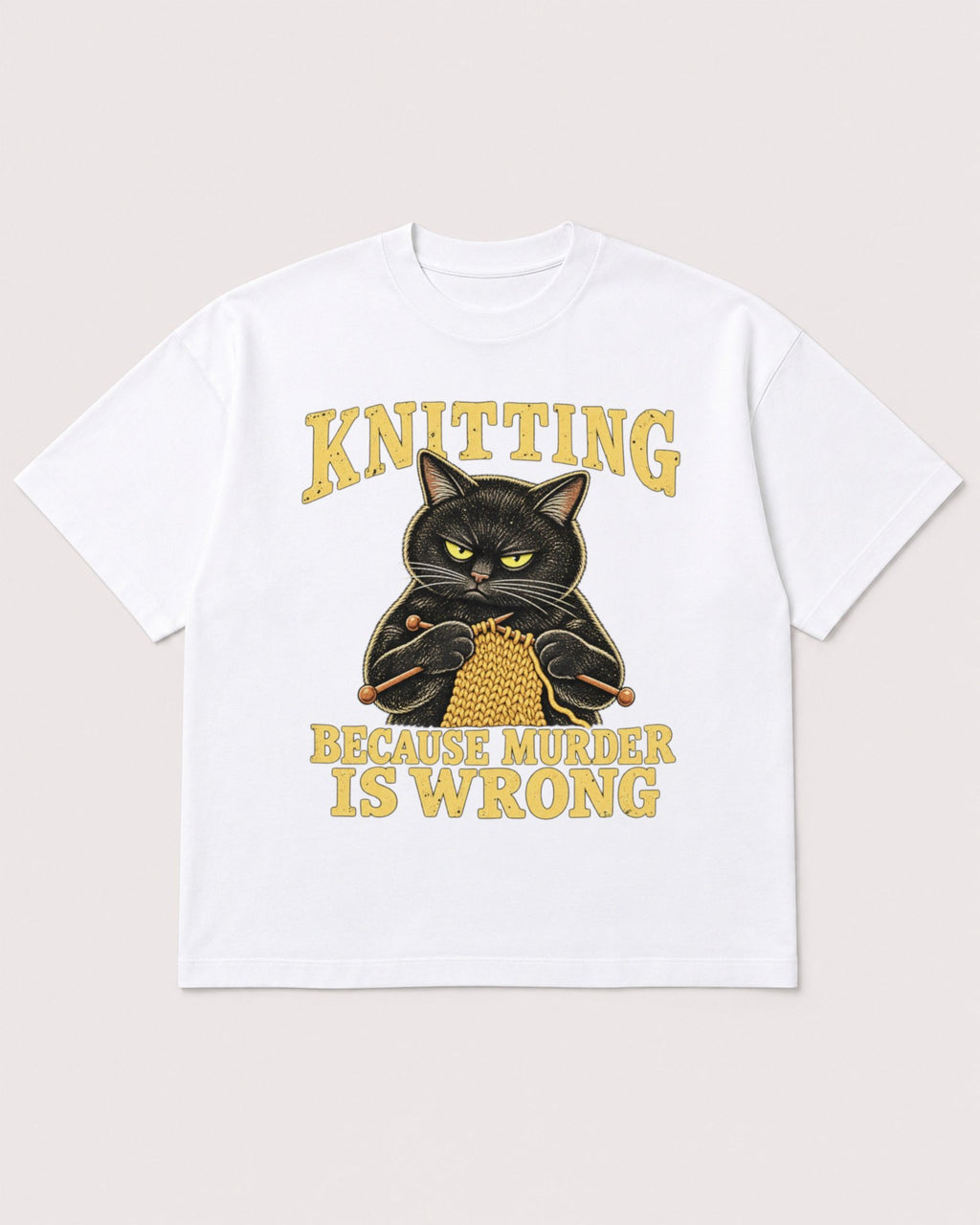 Mockup Boxy Heavyweight Tee White product