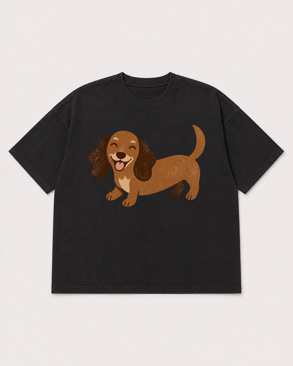 Mockup Boxy Heavyweight Tee Black product