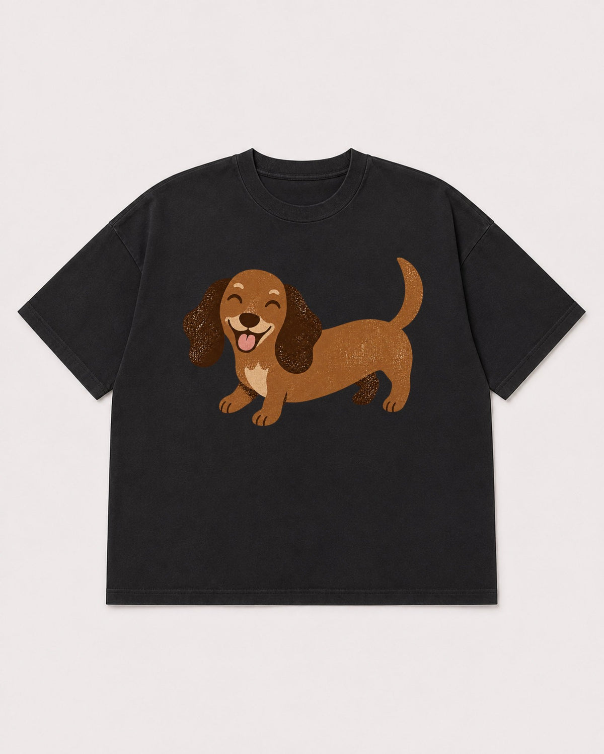 Mockup Boxy Heavyweight Tee Black product