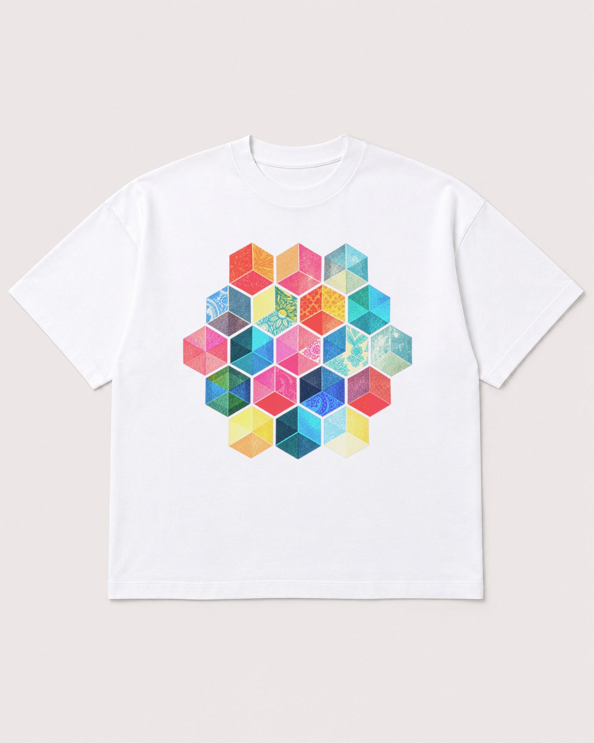 Mockup Boxy Heavyweight Tee White product