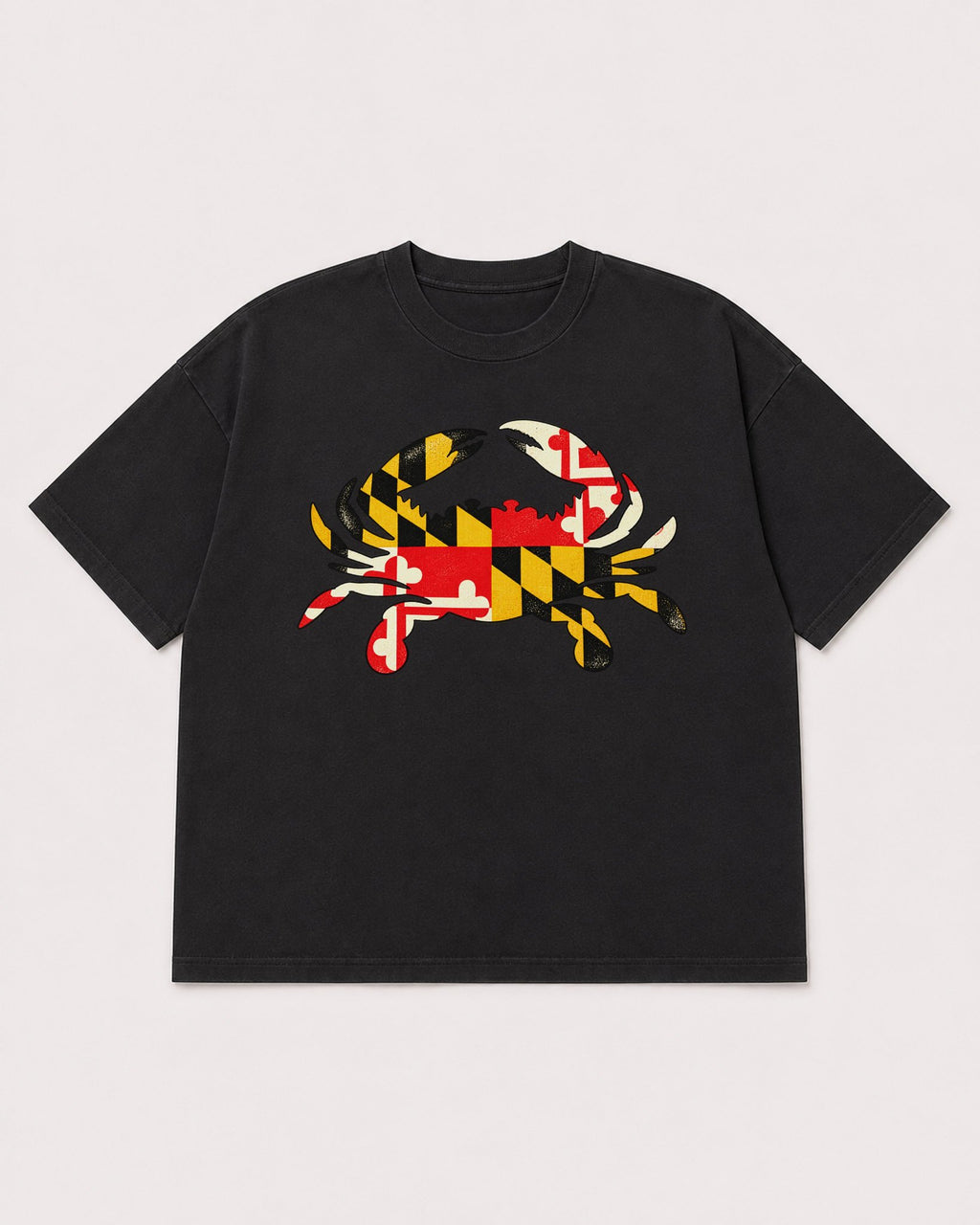 Mockup Boxy Heavyweight Tee Black product