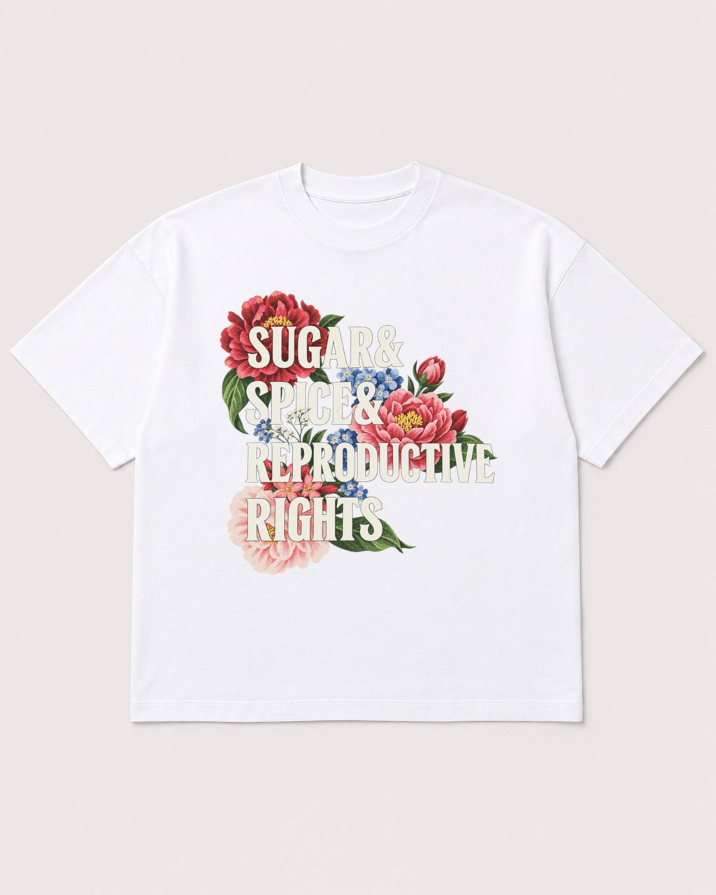 Mockup Boxy Heavyweight Tee White product