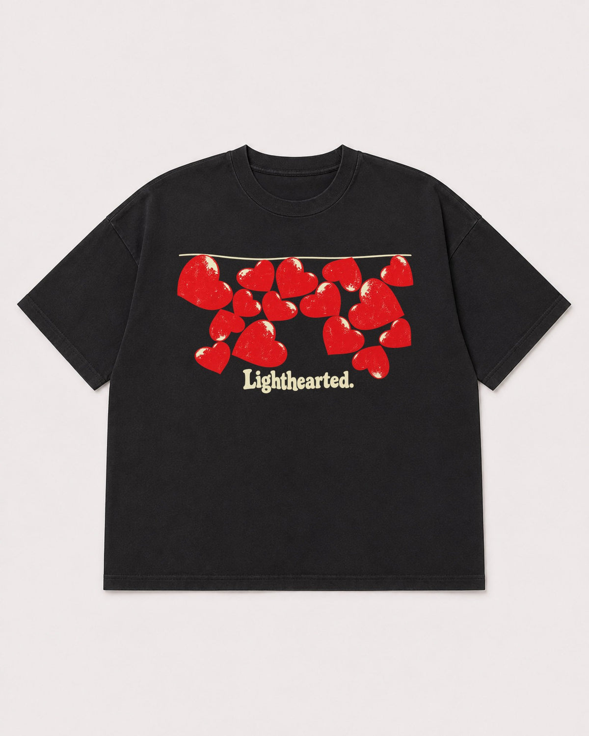 Mockup Boxy Heavyweight Tee Black product