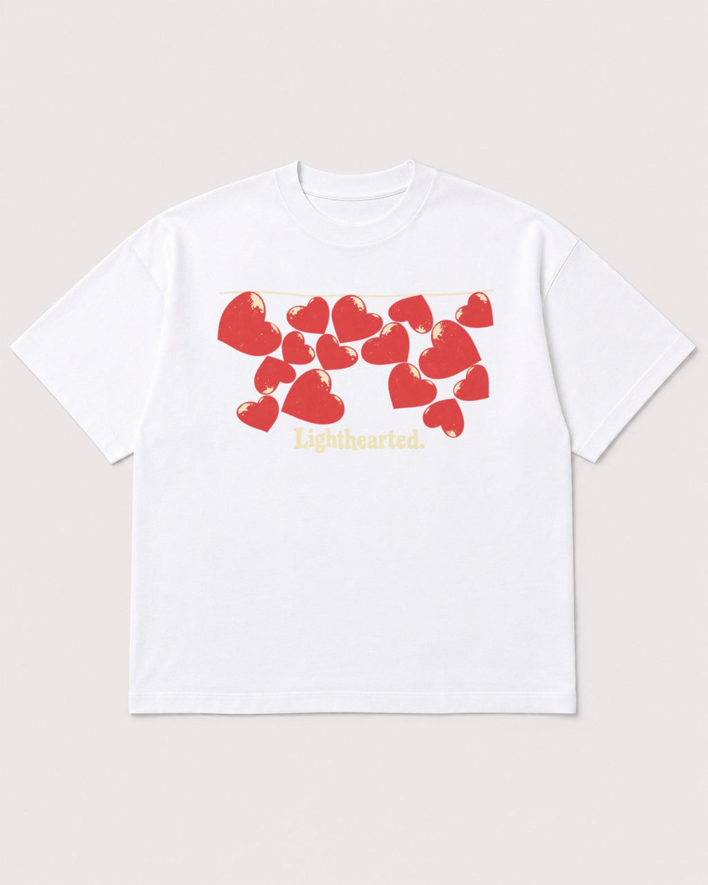 Mockup Boxy Heavyweight Tee White product