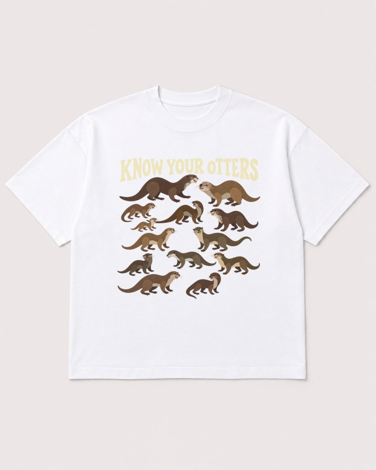 Mockup Boxy Heavyweight Tee White product