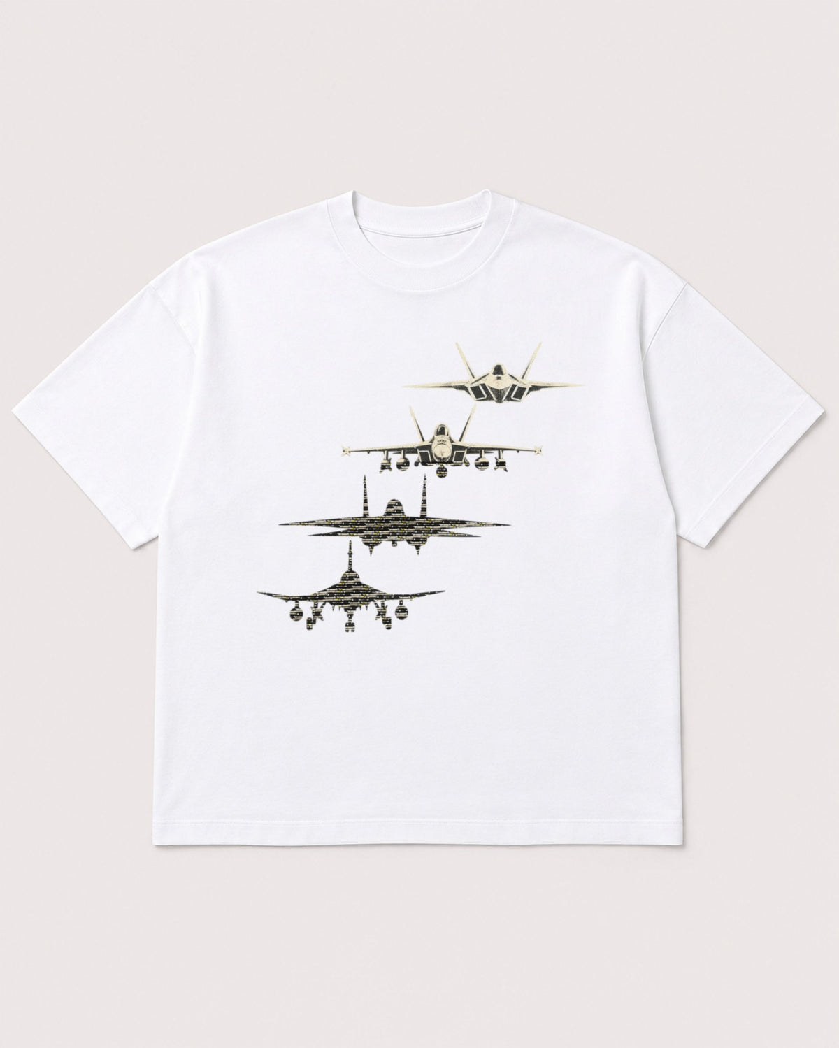 Mockup Boxy Heavyweight Tee White product