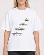 Mockup Boxy Heavyweight Tee White female close-up 08