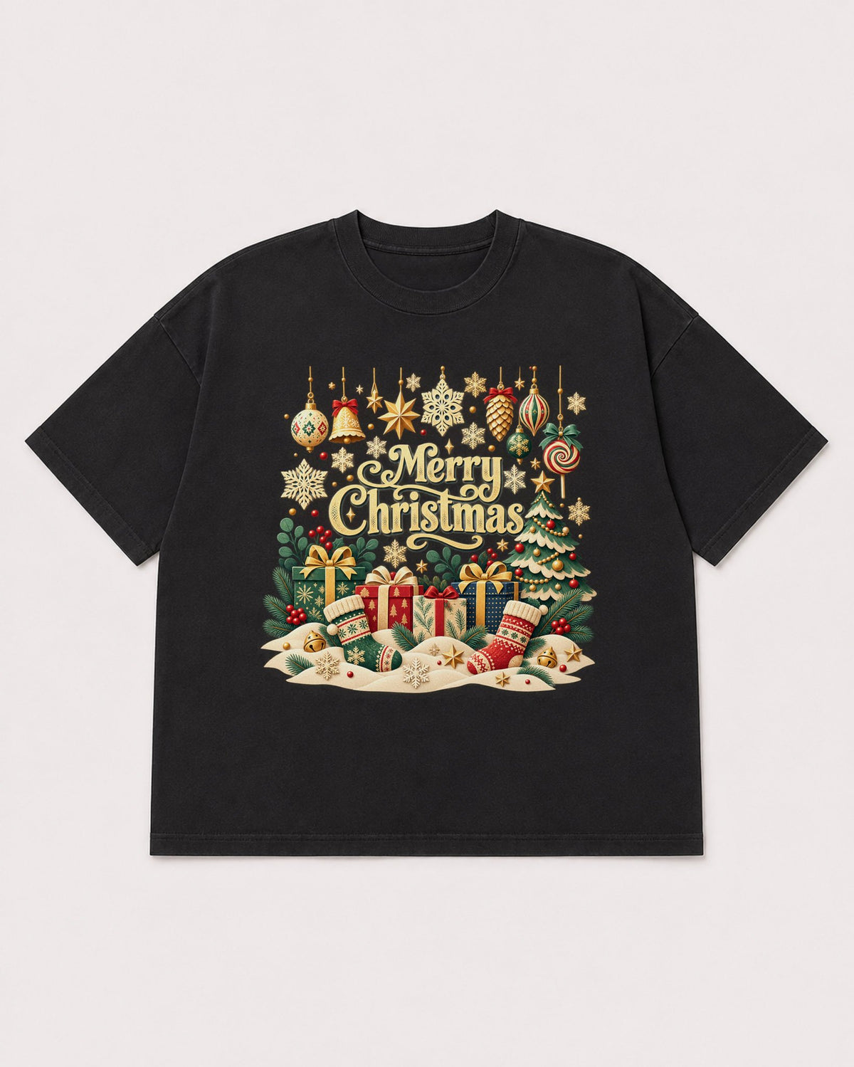 Mockup Boxy Heavyweight Tee Black product