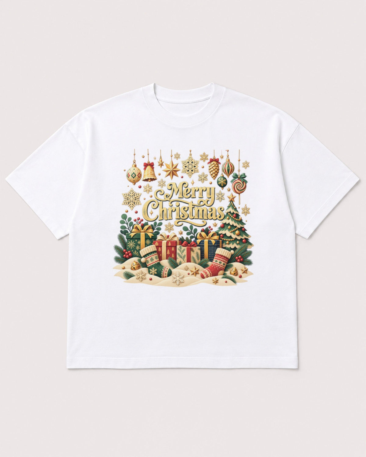 Mockup Boxy Heavyweight Tee White product