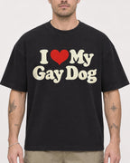 Mockup Boxy Heavyweight Tee Black male close-up 48