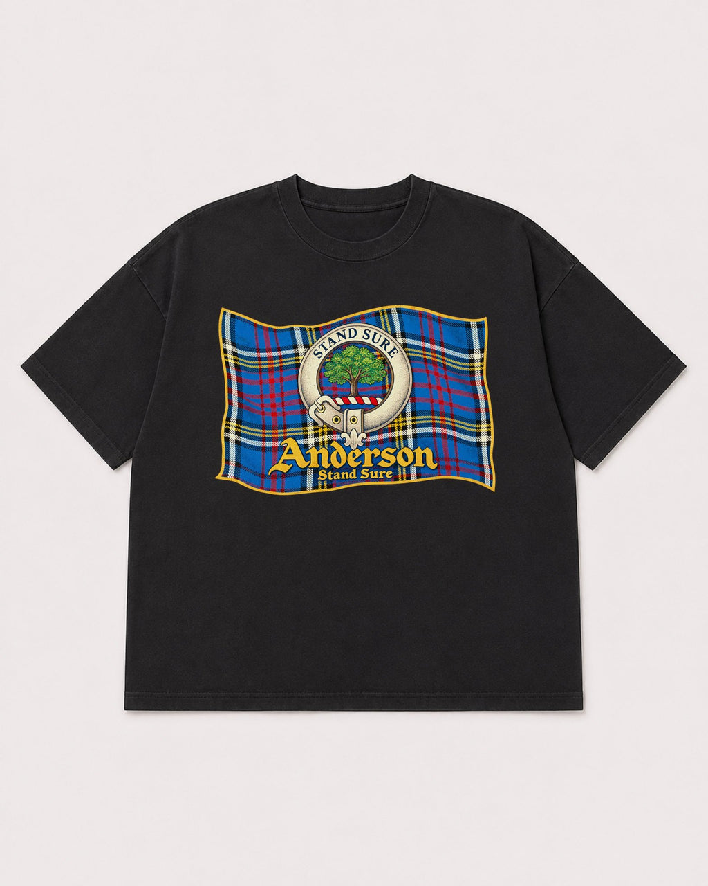 Mockup Boxy Heavyweight Tee Black product