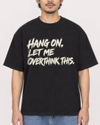Mockup Boxy Heavyweight Tee Black male close-up 02