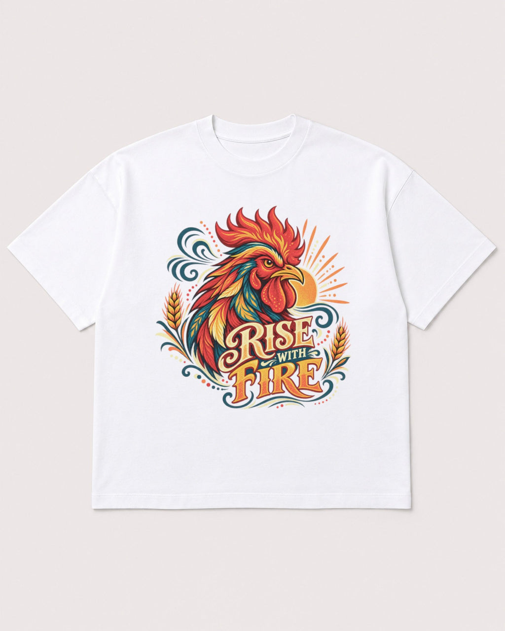 Mockup Boxy Heavyweight Tee White product