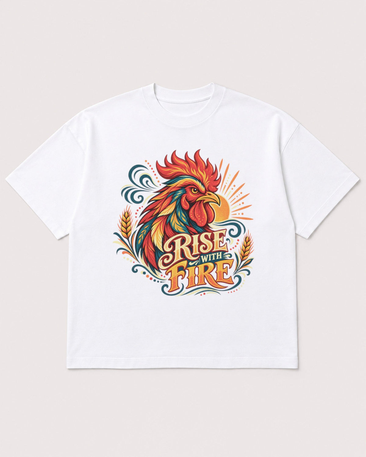 Mockup Boxy Heavyweight Tee White product
