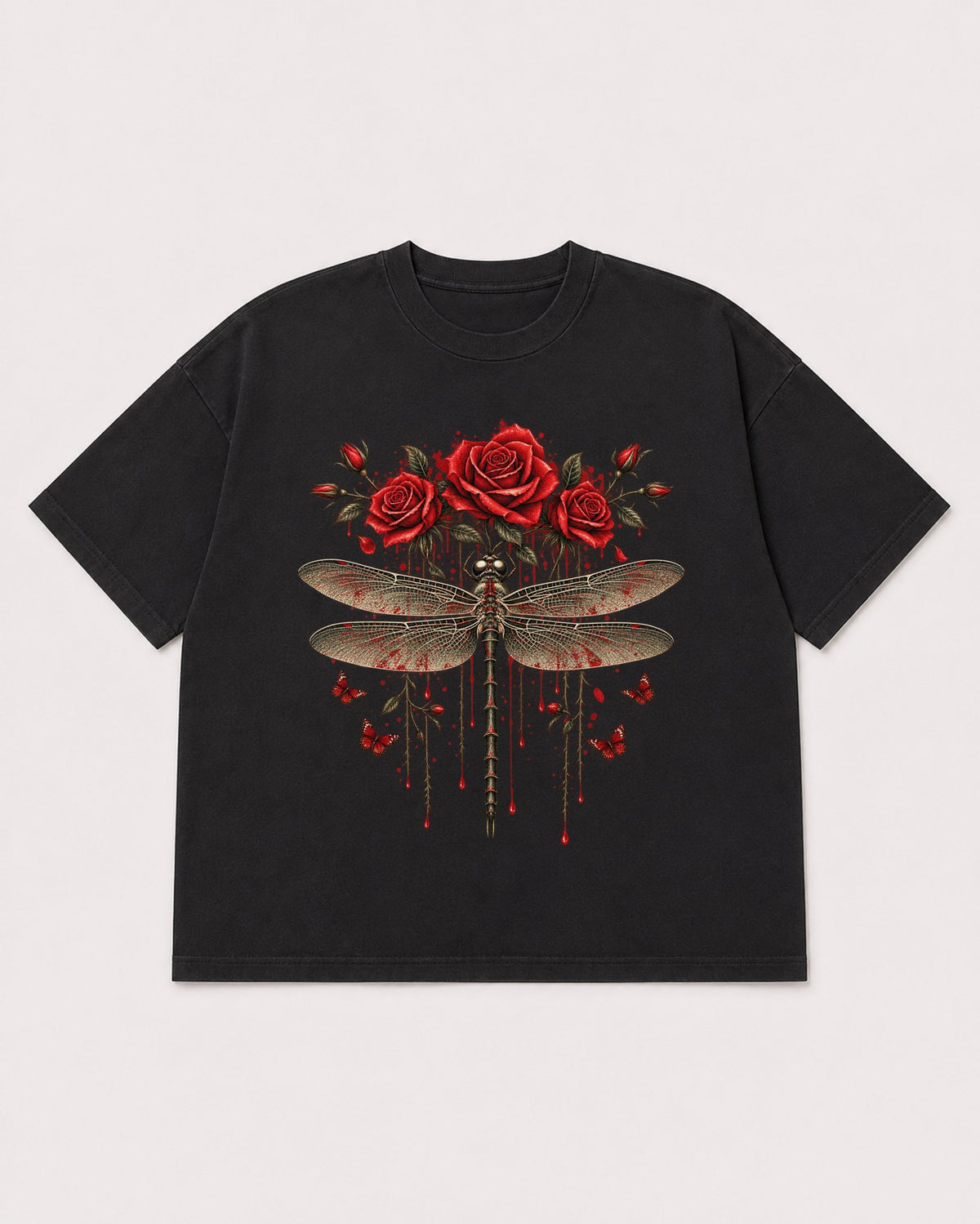 Mockup Boxy Heavyweight Tee Black product