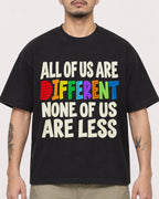 Mockup Boxy Heavyweight Tee Black male close-up 12