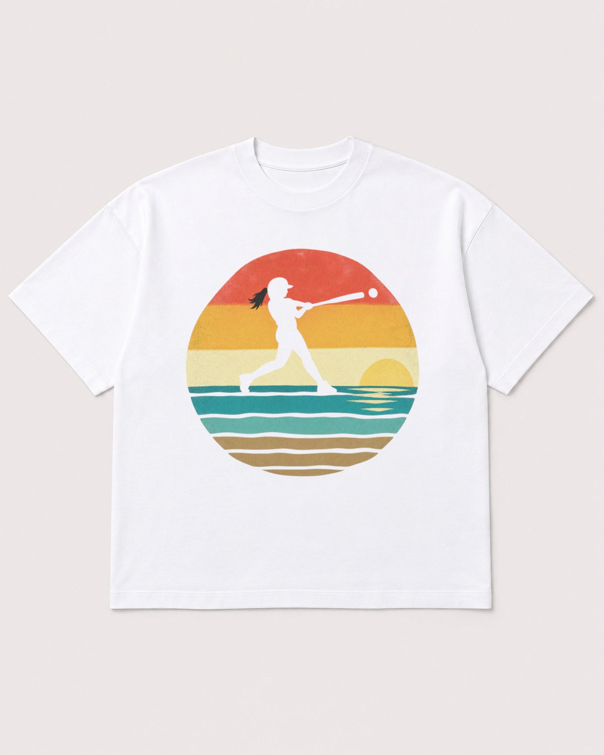 Mockup Boxy Heavyweight Tee White product