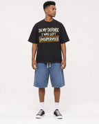 Mockup Boxy Heavyweight Tee Black male full-body 15