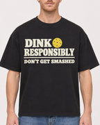 Mockup Boxy Heavyweight Tee Black male close-up 38