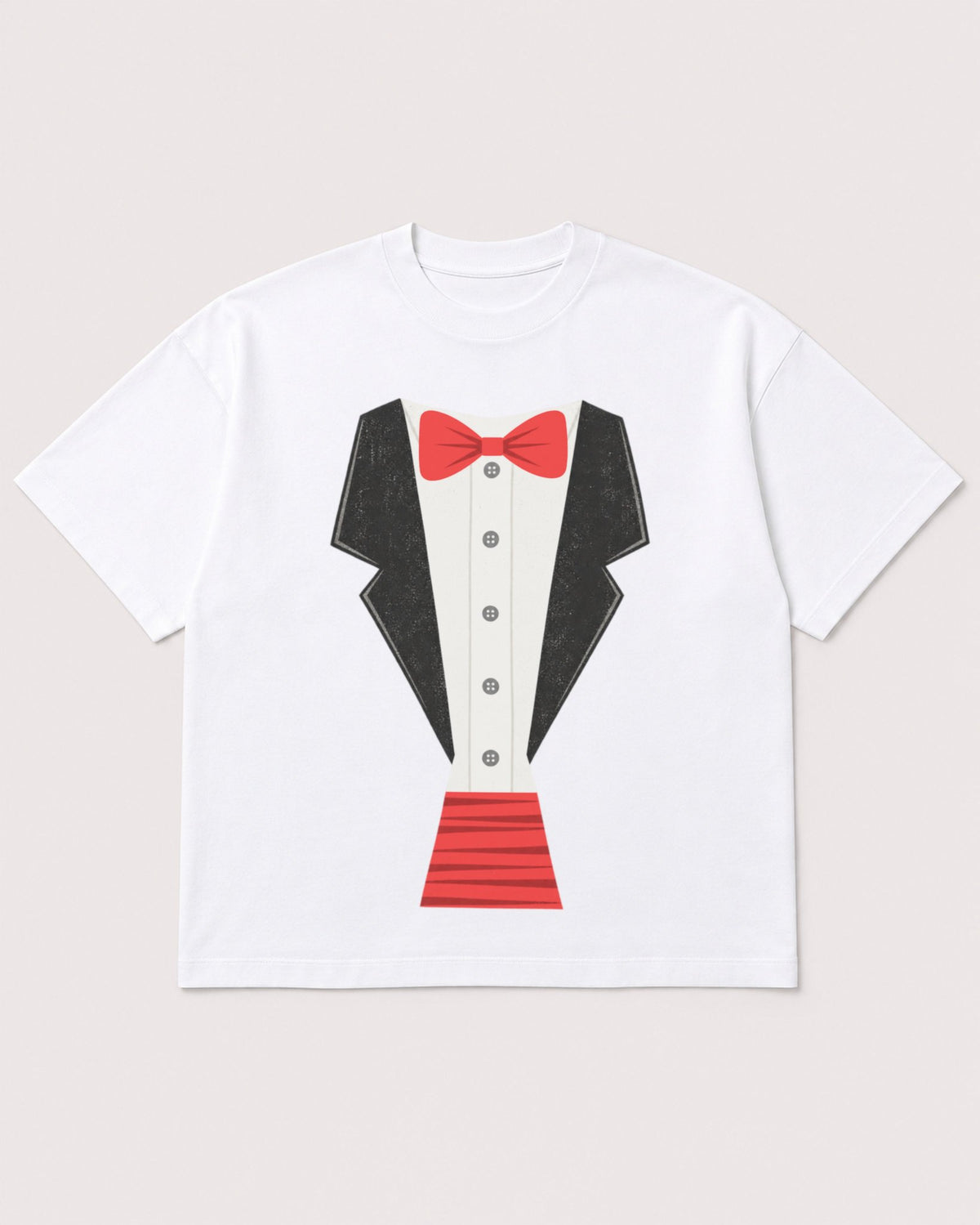 Mockup Boxy Heavyweight Tee White product