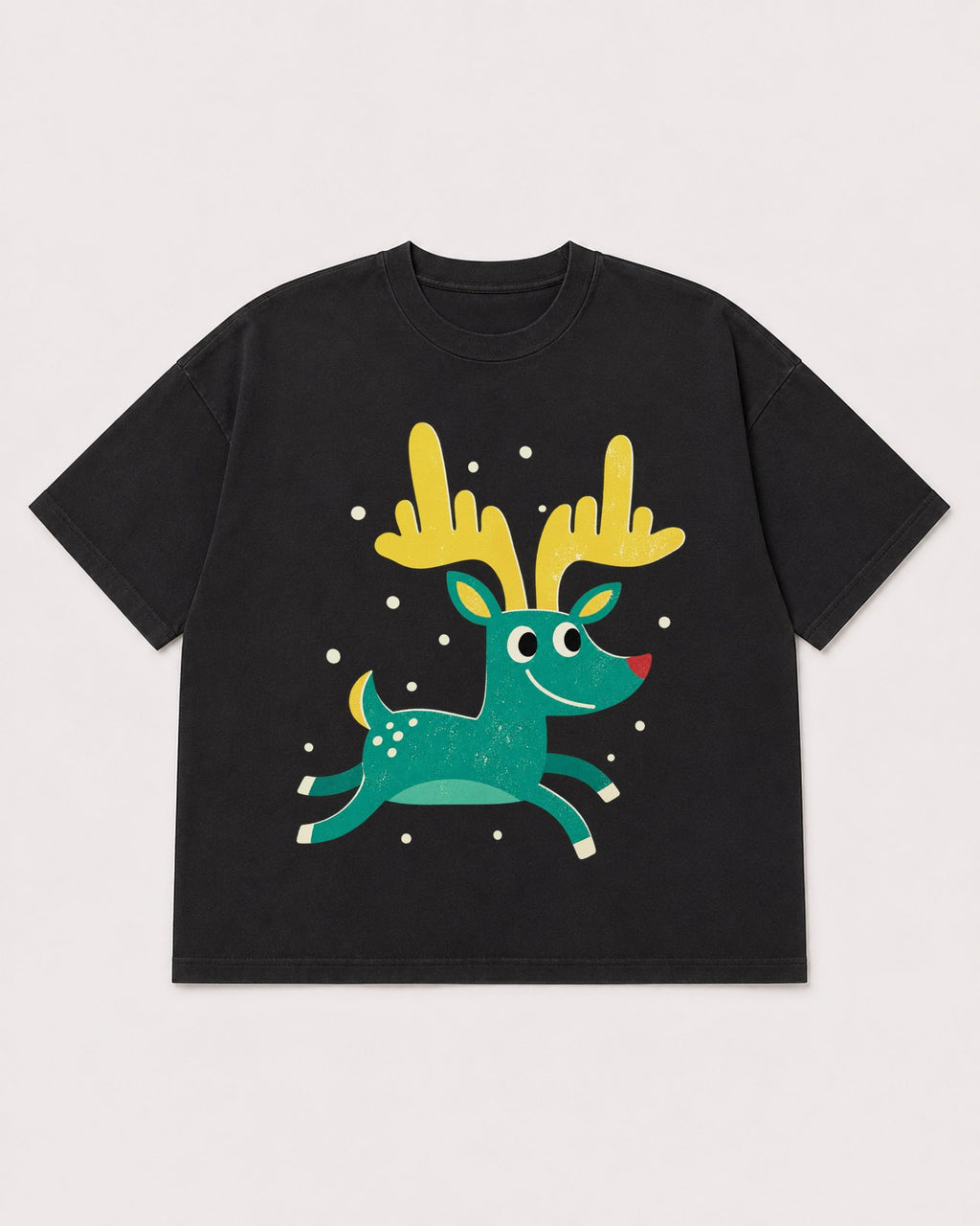 Mockup Boxy Heavyweight Tee Black product