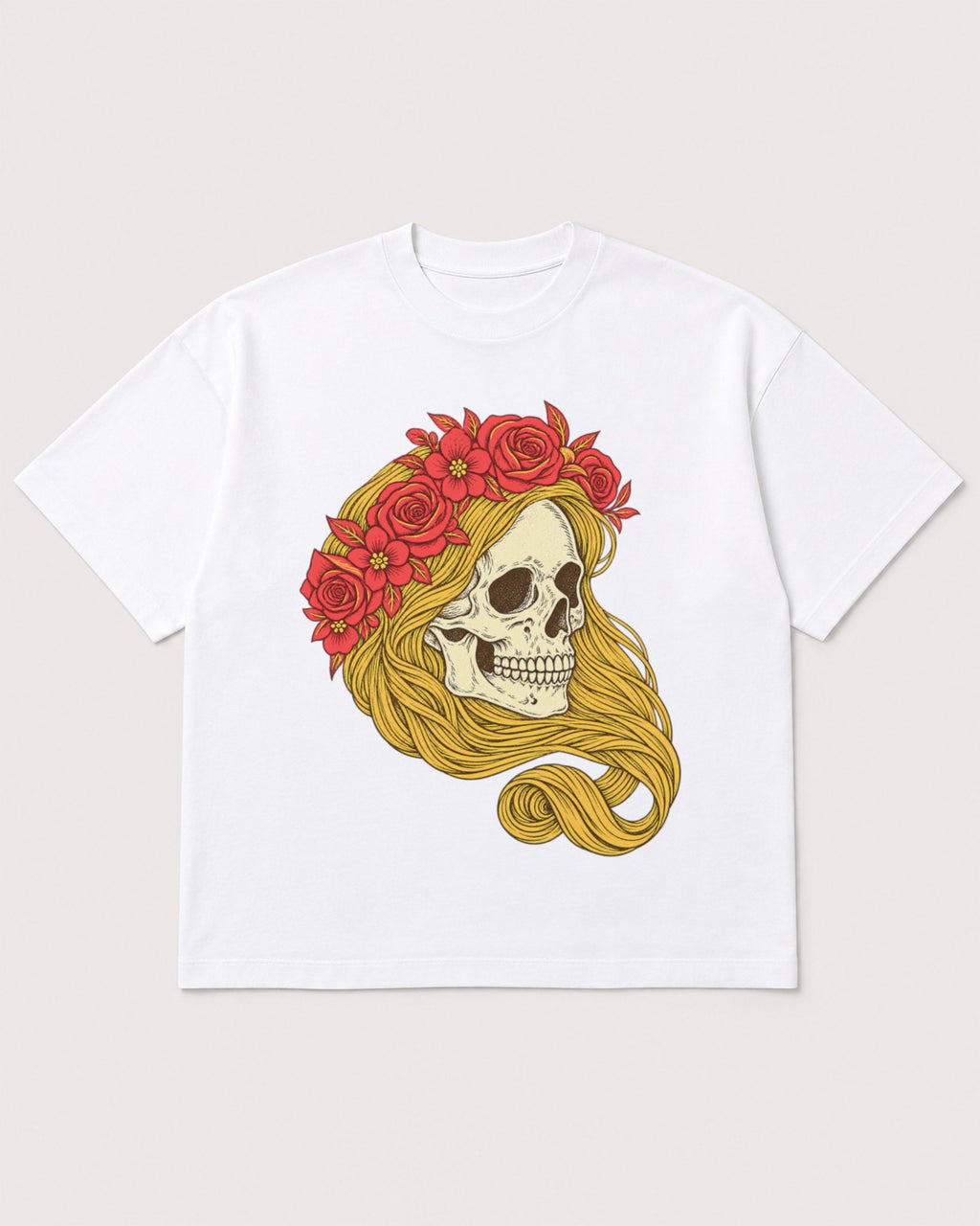 Mockup Boxy Heavyweight Tee White product