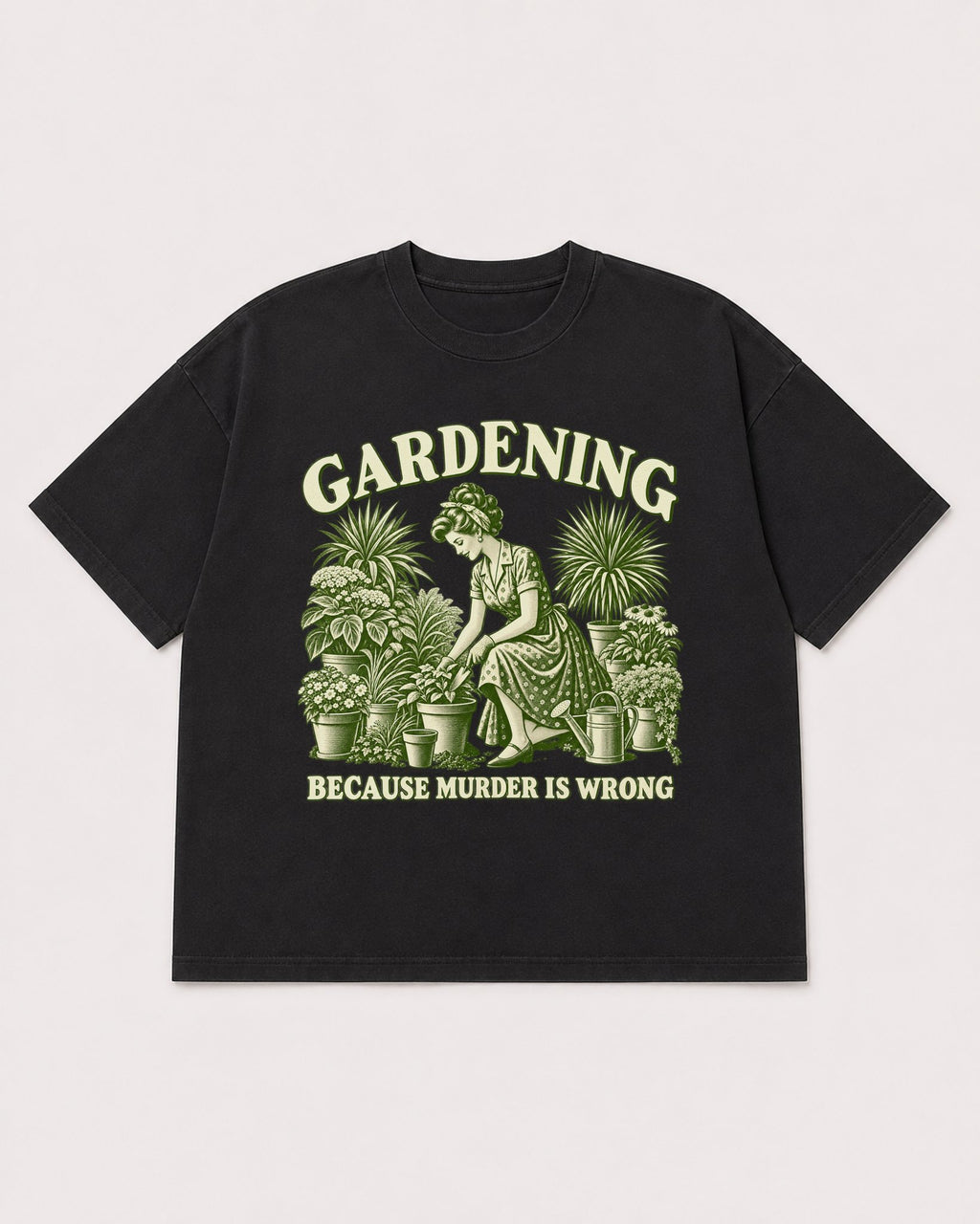 Mockup Boxy Heavyweight Tee Black product