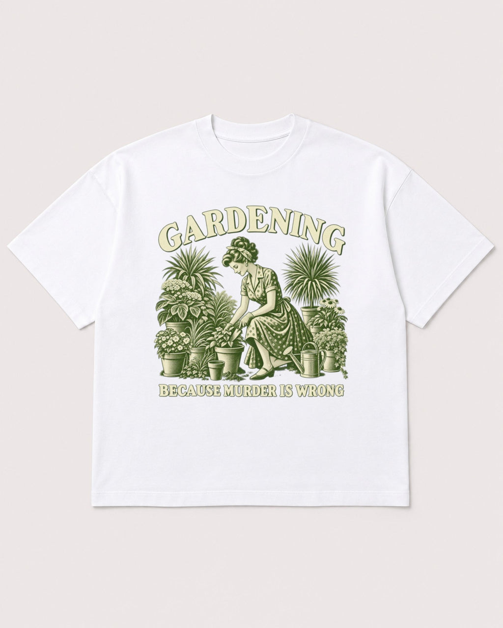 Mockup Boxy Heavyweight Tee White product