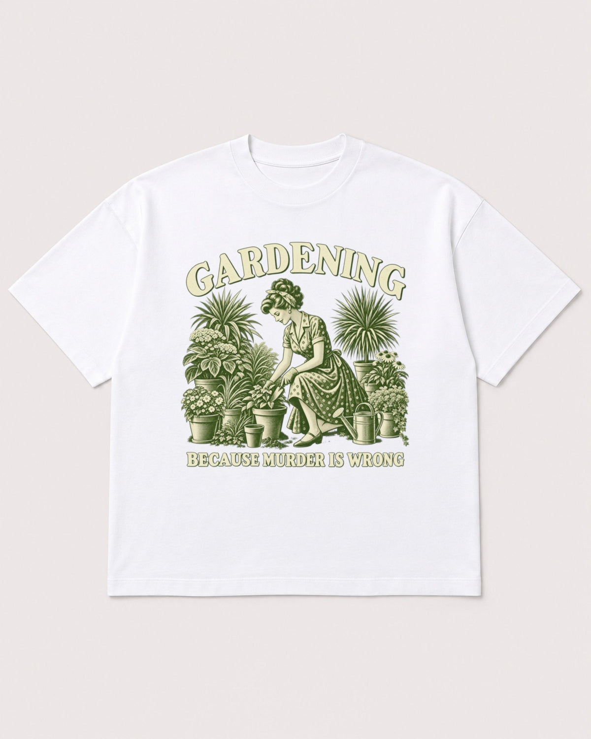 Mockup Boxy Heavyweight Tee White product