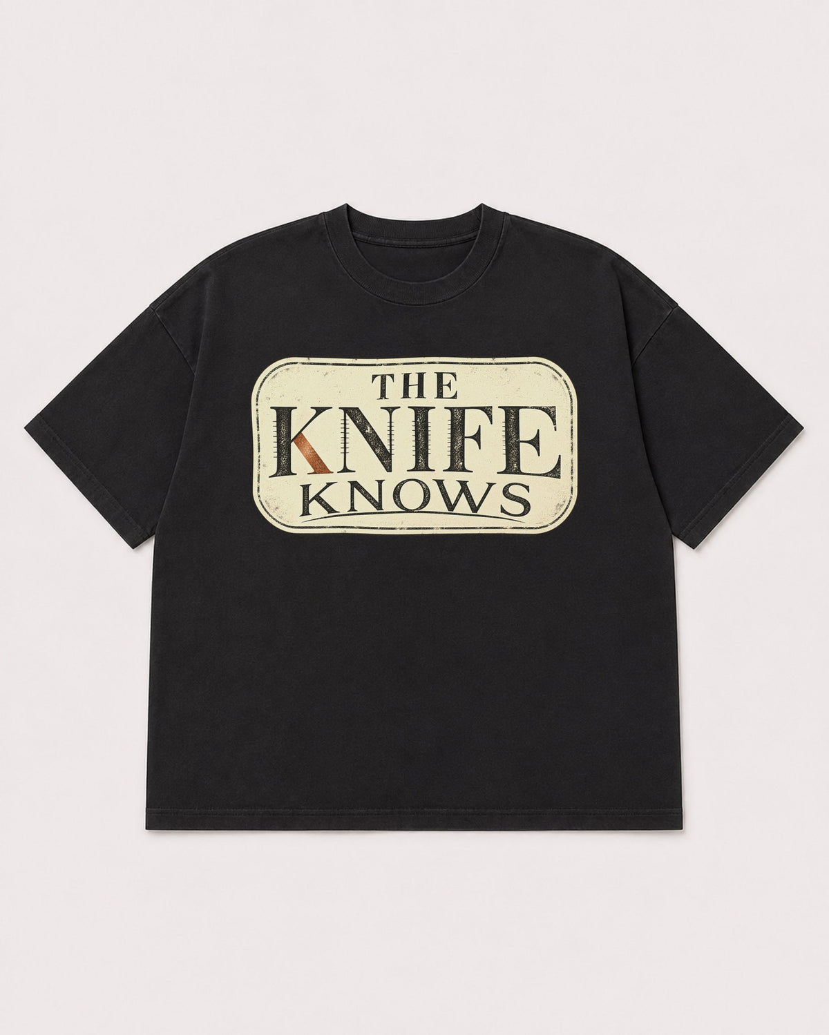 Mockup Boxy Heavyweight Tee Black product
