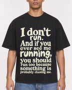 Mockup Boxy Heavyweight Tee Black male close-up 50
