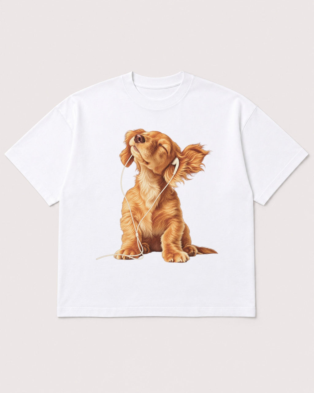 Mockup Boxy Heavyweight Tee White product