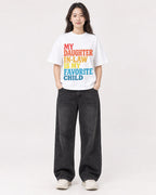 Mockup Boxy Heavyweight Tee White female full-body 03