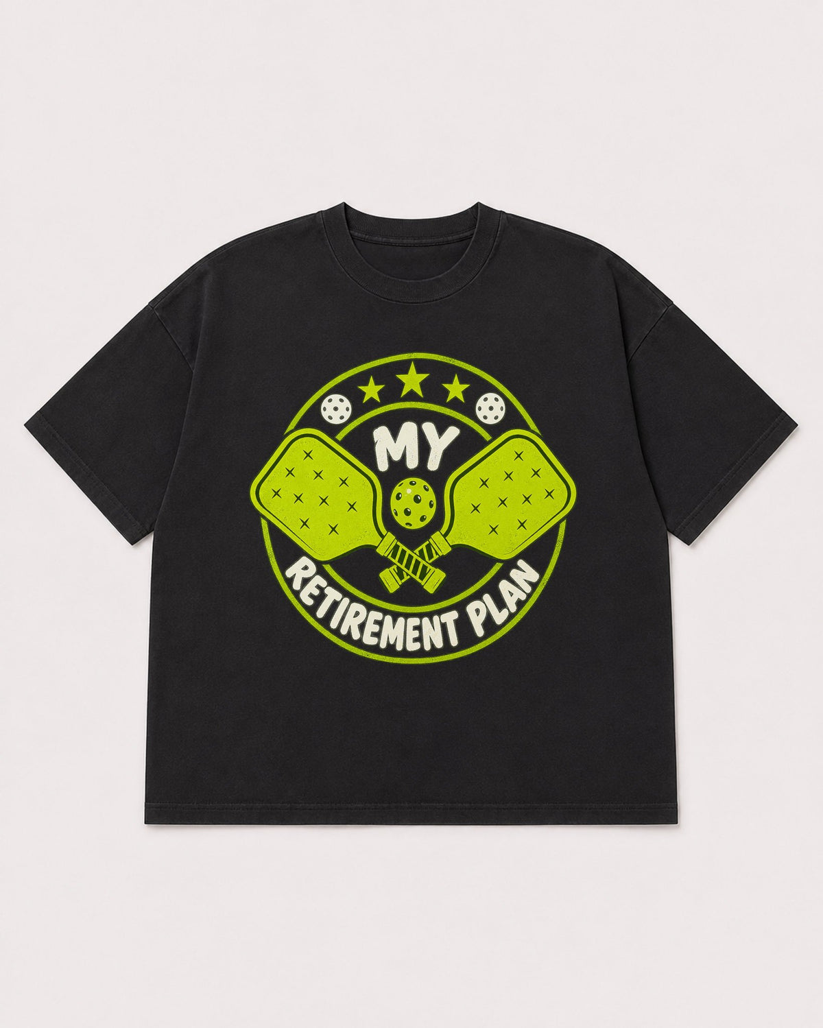 Mockup Boxy Heavyweight Tee Black product
