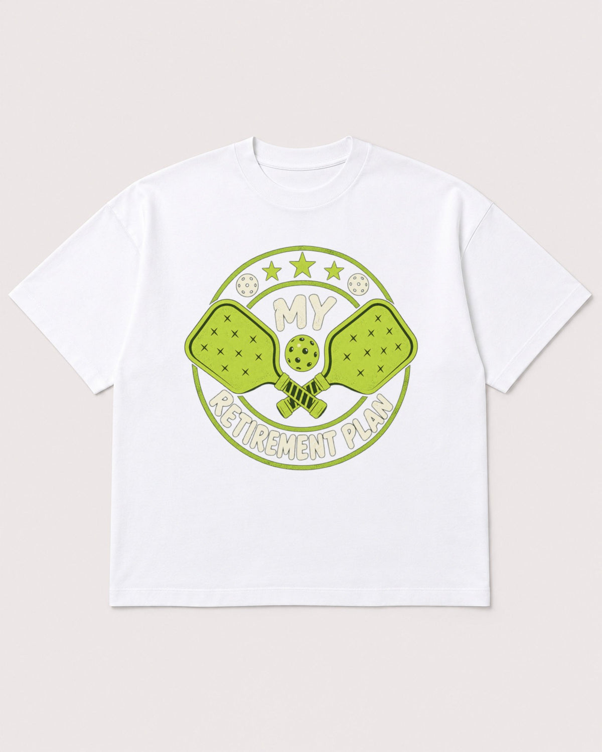 Mockup Boxy Heavyweight Tee White product