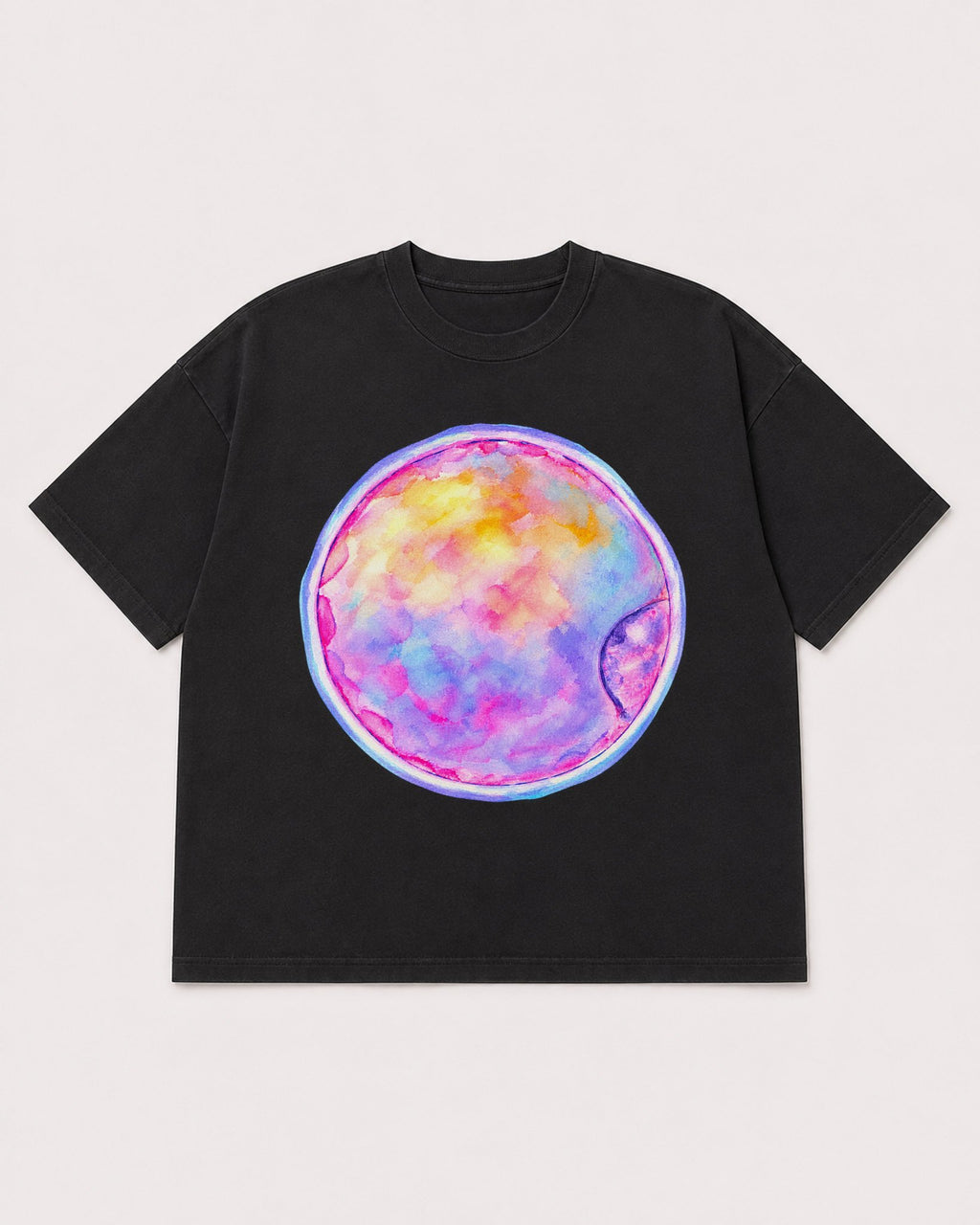 Mockup Boxy Heavyweight Tee Black product