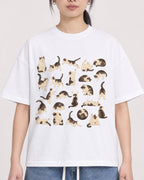 Mockup Boxy Heavyweight Tee White female close-up 21