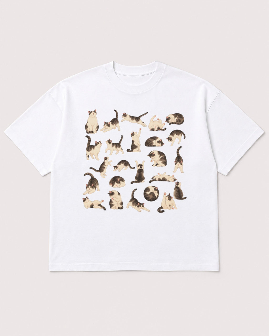 Mockup Boxy Heavyweight Tee White product