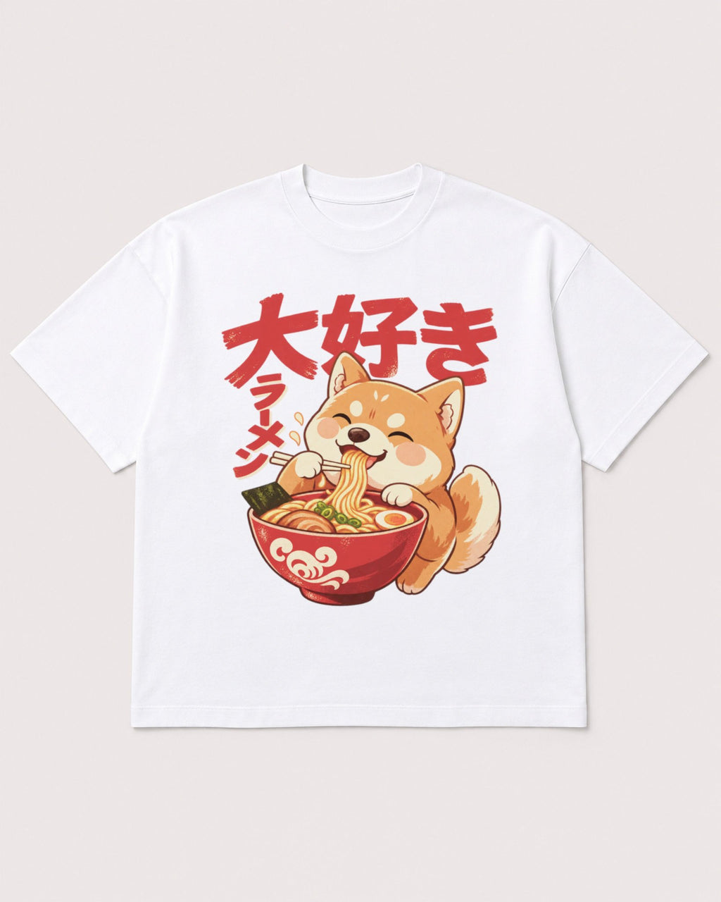 Mockup Boxy Heavyweight Tee White product