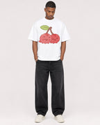 Mockup Boxy Heavyweight Tee White male full-body 35