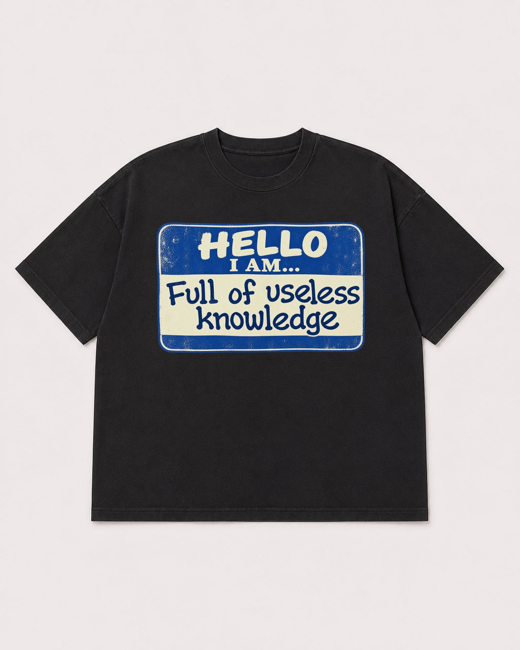 Mockup Boxy Heavyweight Tee Black product