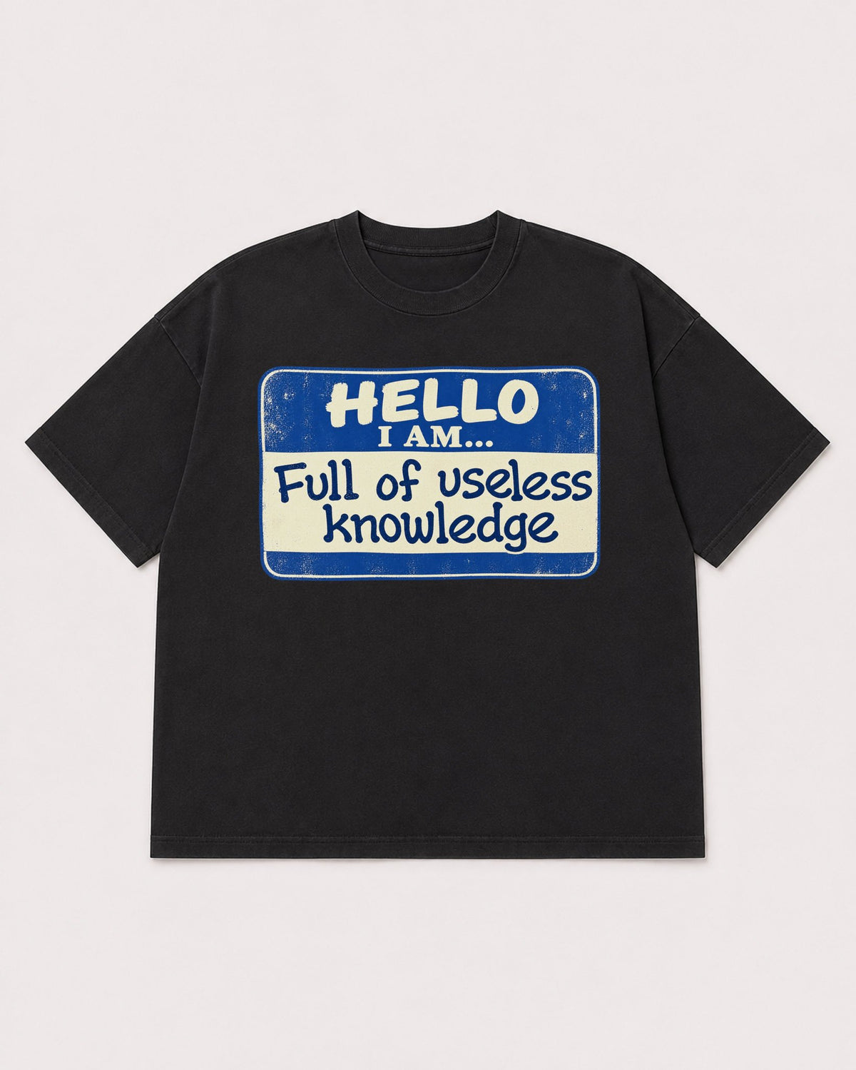 Mockup Boxy Heavyweight Tee Black product