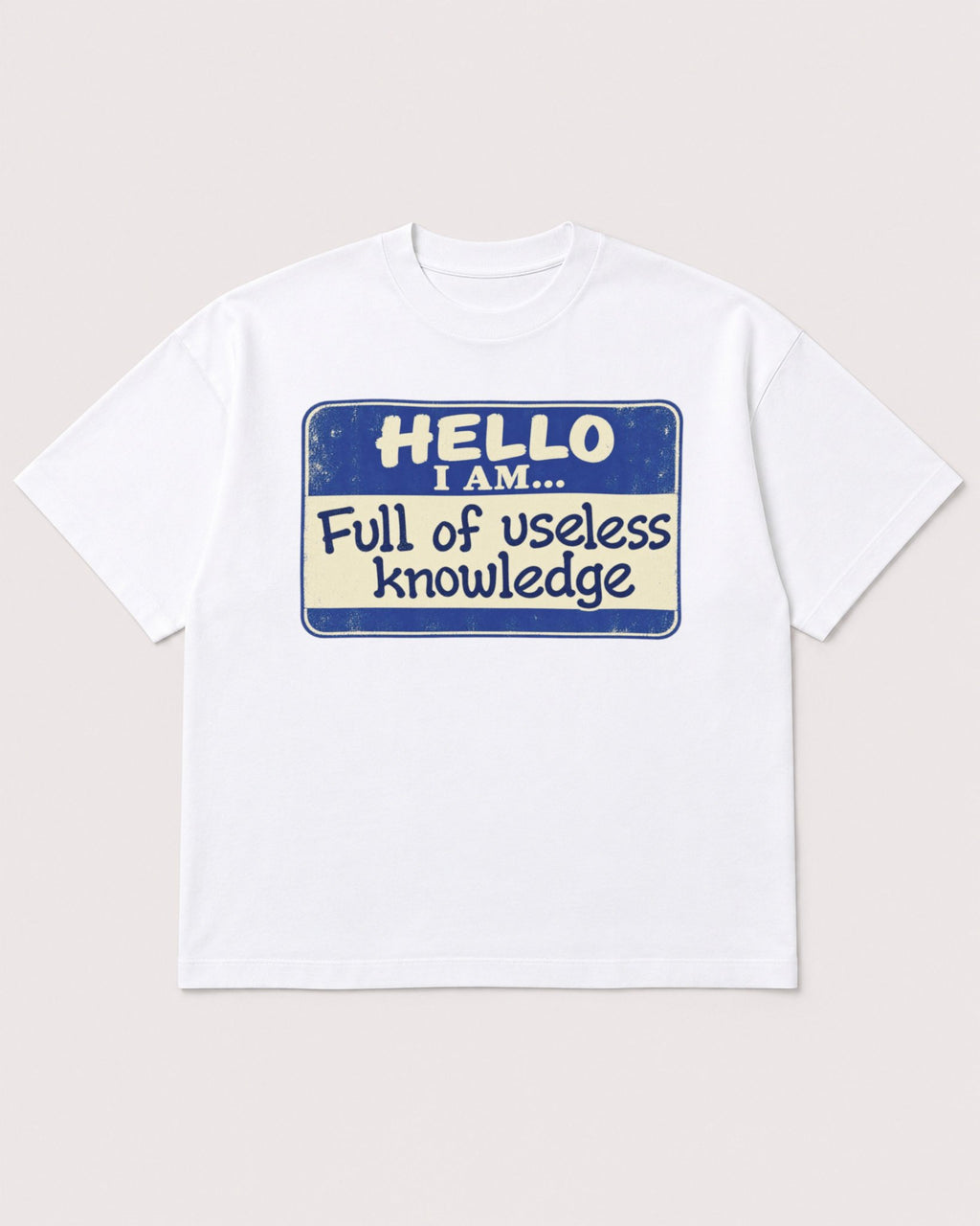 Mockup Boxy Heavyweight Tee White product